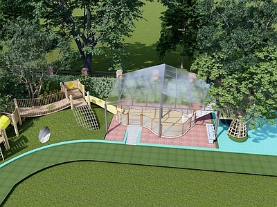 现代儿童友好型儿童游乐空间