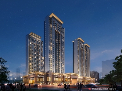 新中式高层住宅