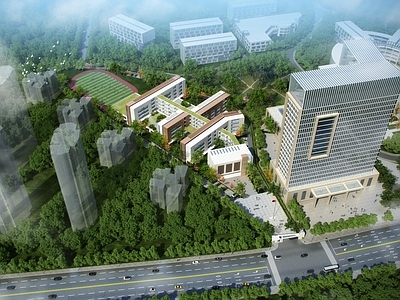 现代主义学校外观 学校 现代主义 小学