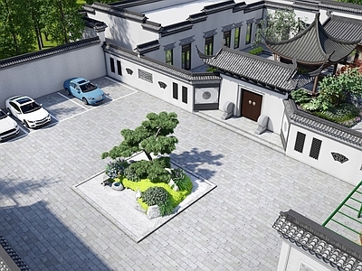 新中式四合院