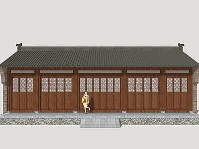 新中式古建筑 山西民居 乡村民房 山西民居大院