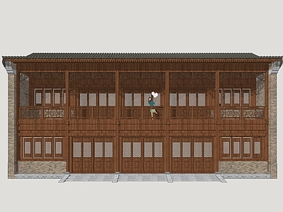 新中式古建筑 山西民居建筑 山西民居大院 乡村民居