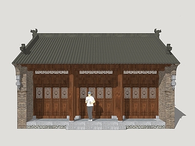 新中式古建筑 山西民居建筑 山西乡村民居 民俗建筑