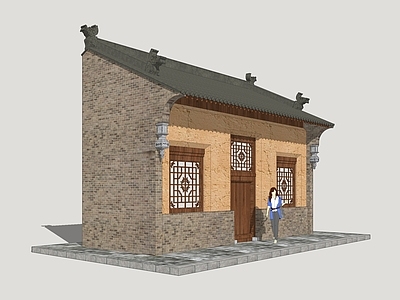 新中式乡村民房 山西民居建筑 山西乡村民房 乡村民居 乡土民居建筑