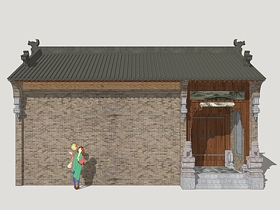 中式古建筑 山西民居 山西乡村建筑 山西乡土民居