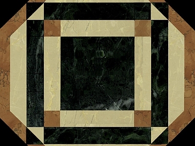 现代其他石材拼花 地面石材拼花 大理石拼花 水刀拼花