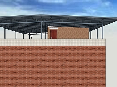 现代主义雨棚 人字顶雨棚