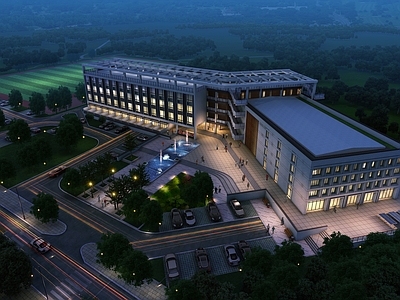 现代主义其他文化场馆 现代风格 文体中心 办公楼 文化馆 文体建筑