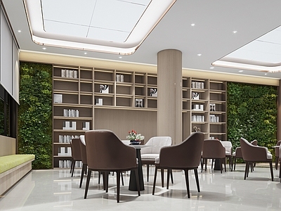 现代简约休息区