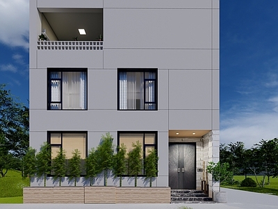 现代简约多层住宅