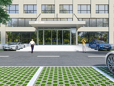 现代简约企业总部