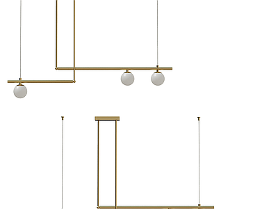 现代简约灯具组合 现代简约轻奢吊灯 吊灯 简约吊灯 餐厅吊灯 球形吊灯