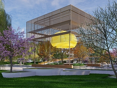 现代主义景观景观公园