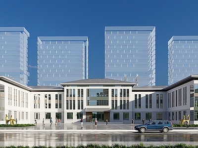 新中式学校建筑