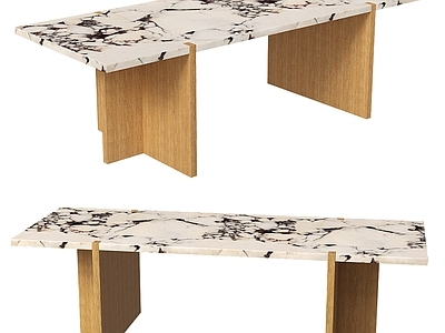 现代极简餐桌 餐桌