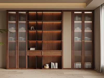 中古风书柜
