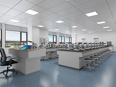 现代简约实验室 实验室教室 多功能讲台 多功能黑板 实验室家具 仪器设备