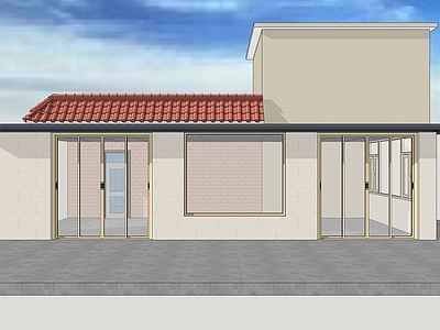 现代简约乡村民房 扩建房