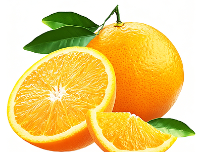 写实主义水果蔬菜 水果 橙子