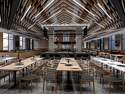 现代简约酒店餐厅 茶餐厅 中餐厅