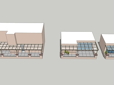 现代简约雨棚 露台雨棚