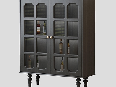 中古风酒柜