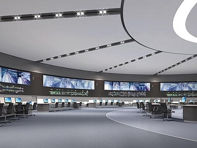 现代极简指挥中心