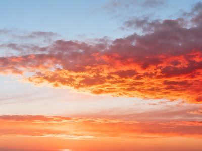 现代天空HDR 清晨日出天空全景