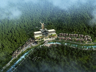 新中式酒店外观 新中式酒店 中式酒店