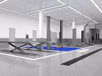 极简主义生产车间