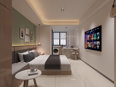 现代简约公寓 职工宿舍 宿舍