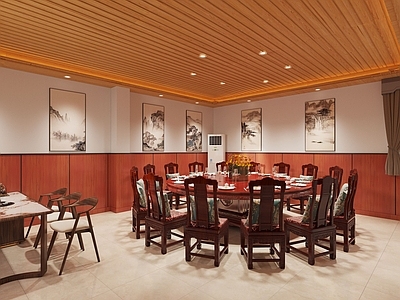 新中式包厢 包房 餐厅