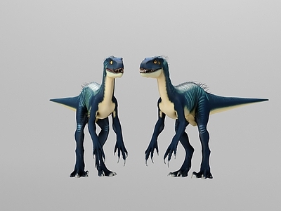 卡通写实风爬行类动物