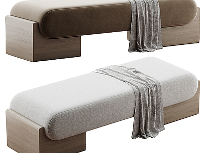 现代简约床尾凳