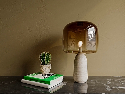 现代简约台灯 台灯 摆件 装饰品