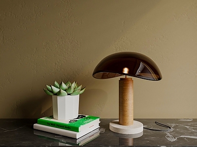 现代简约台灯 台灯 灯具 摆件 装饰品