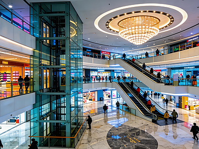 现代室内HDR 现代化商场HDR 商场HDR
