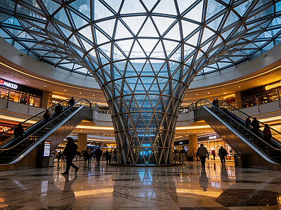 现代室内HDR 现代化商场HDR 商场HDR