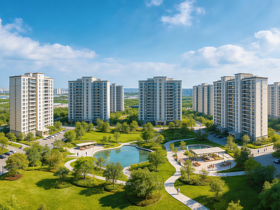 现代小区HDR 住宅小区HDR