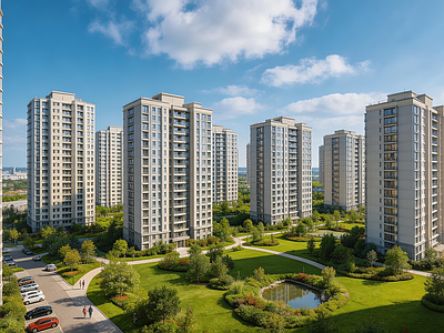 现代小区HDR 住宅小区HDR