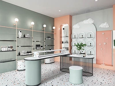 现代简约美甲店