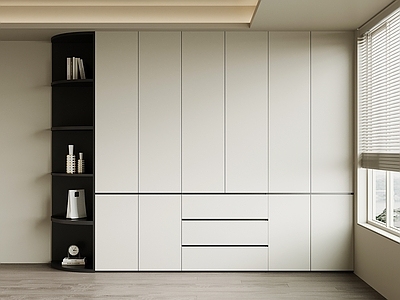 现代简约衣柜