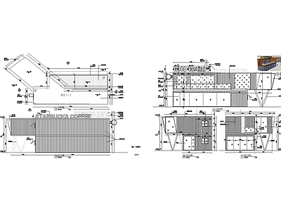 现代商业街 商业集装箱建筑施 施工图