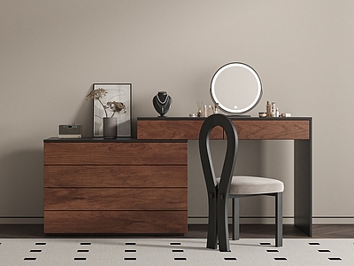 现代简约梳妆台