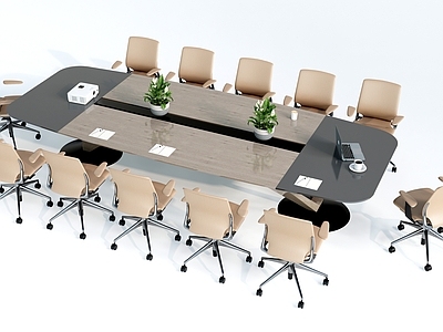 现代简约会议桌