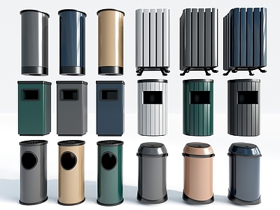 现代简约垃圾桶