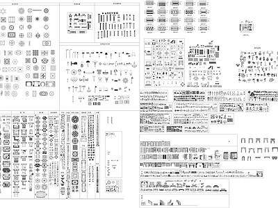 家具图库 室内家具 施工图