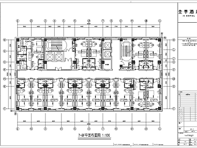 酒店客房 全季酒店客房图纸 酒店客 施工图