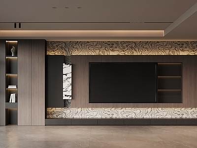 现代极简电视柜