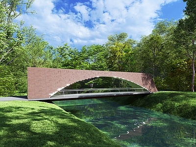 现代主义大桥 生态公园景观桥 湿地景观桥 桥 木桥 现代桥